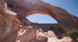 Wilson's Arch just outside of Moab, Utah