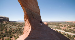 An angle of Wilson's Arch