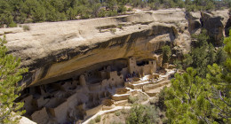 The ruins at Mesa Verde in Colorado